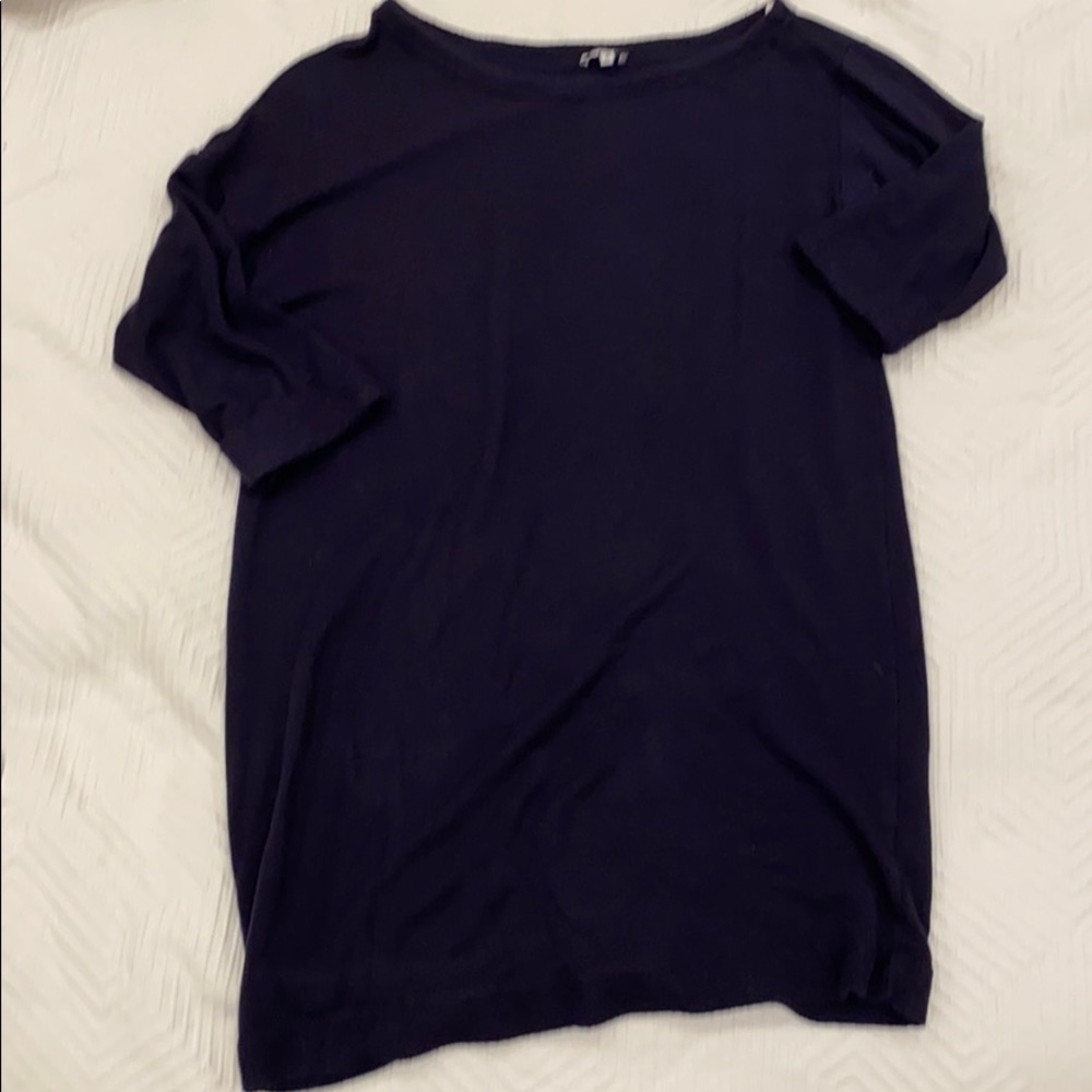 SPLENDID  navy off shoulder dress - M